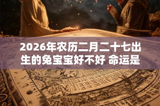 2026年农历二月二十七出生的兔宝宝好不好 命运是好是坏