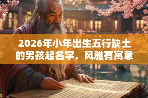 2026年小年出生五行缺土的男孩起名字,风雅有寓意的取名大全 2026年小年出生五行缺土的男孩起名字,风雅有寓意的取名大全