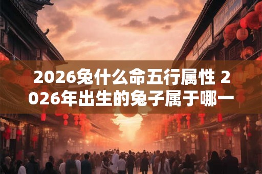 2026兔什么命五行属性 2026年出生的兔子属于哪一种五行属性