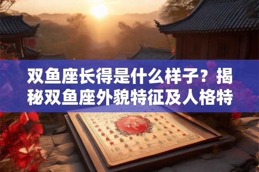 双鱼座长得是什么样子？揭秘双鱼座外貌特征及人格特质