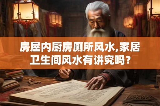 房屋内厨房厕所风水,家居卫生间风水有讲究吗？