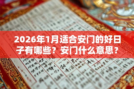 2026年1月适合安门的好日子有哪些?安门什么意思? 2026年1月适合安门的好日子有哪些?安门什么意思?