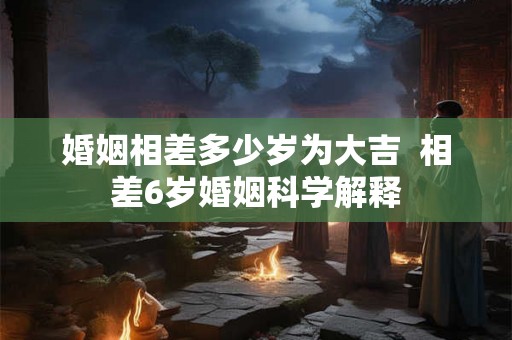 婚姻相差多少岁为大吉  相差6岁婚姻科学解释