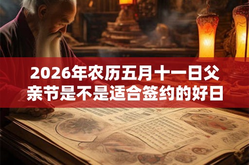 2026年农历五月十一日父亲节是不是适合签约的好日子？