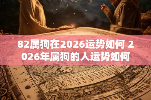 82属狗在2026运势如何 2026年属狗的人运势如何