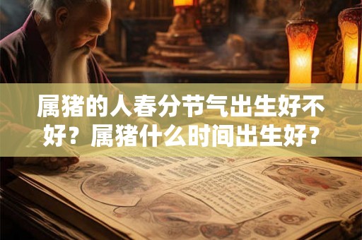 属猪的人春分节气出生好不好？属猪什么时间出生好？