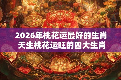 2026年桃花运最好的生肖 天生桃花运旺的四大生肖 2026年桃花运最好的生肖 天生桃花运旺的四大生肖