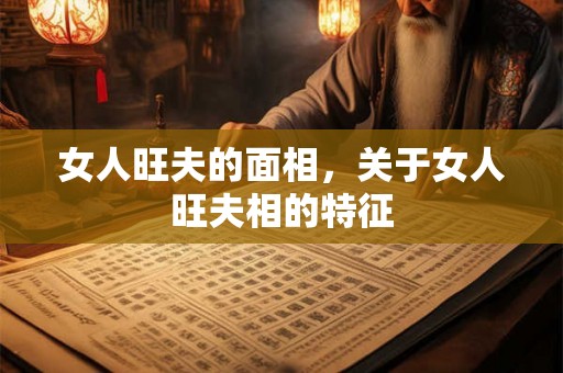 女人旺夫的面相，关于女人旺夫相的特征
