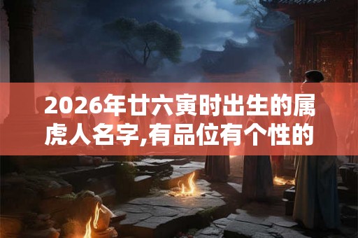 2026年廿六寅时出生的属虎人名字,有品位有个性的