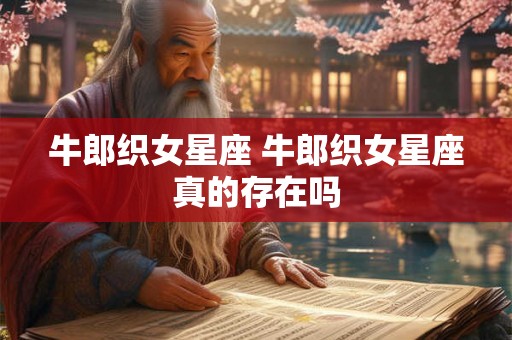 牛郎织女星座 牛郎织女星座真的存在吗