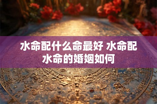 水命配什么命最好 水命配水命的婚姻如何 水命配什么命最好 水命配水命的婚姻如何