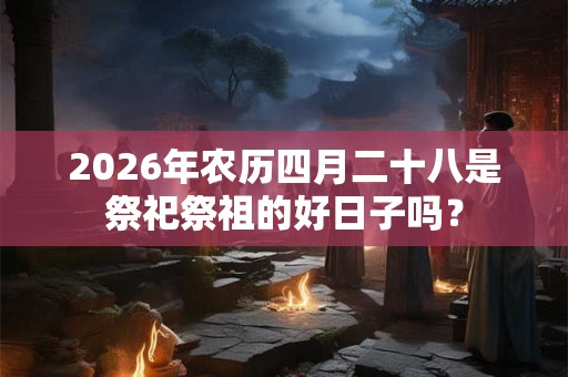 2026年农历四月二十八是祭祀祭祖的好日子吗？