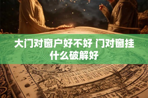 大门对窗户好不好 门对窗挂什么破解好 大门对窗户好不好 门对窗挂什么破解好