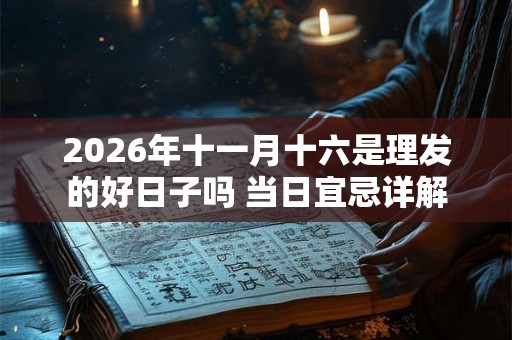 2026年十一月十六是理发的好日子吗 当日宜忌详解