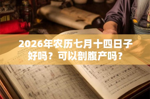 2026年农历七月十四日子好吗？可以剖腹产吗？