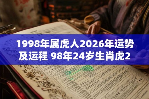 1998年属虎人2026年运势及运程 98年24岁生肖虎2026年每月运势