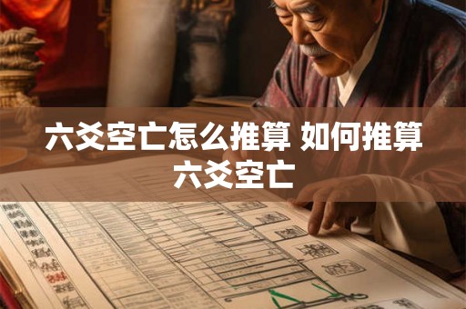 六爻空亡怎么推算 如何推算六爻空亡