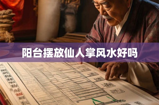阳台摆放仙人掌风水好吗