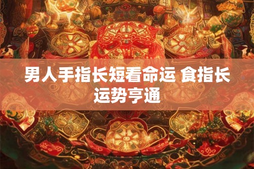 男人手指长短看命运 食指长运势亨通
