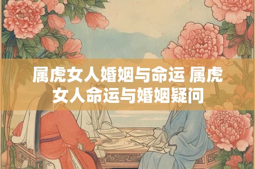 属虎女人婚姻与命运 属虎女人命运与婚姻疑问