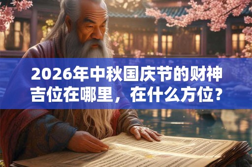 2026年中秋国庆节的财神吉位在哪里，在什么方位？