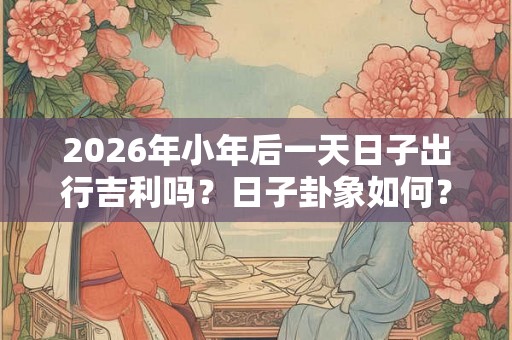 2026年小年后一天日子出行吉利吗？日子卦象如何？