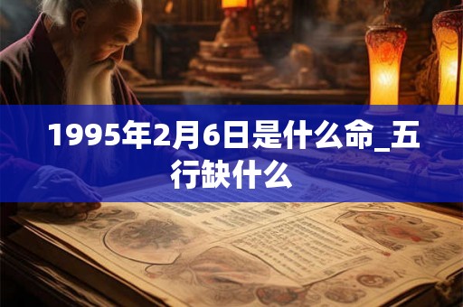 1995年2月6日是什么命_五行缺什么
