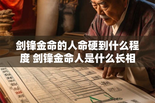 剑锋金命的人命硬到什么程度 剑锋金命人是什么长相