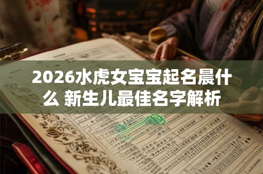 2026水虎女宝宝起名晨什么 新生儿最佳名字解析
