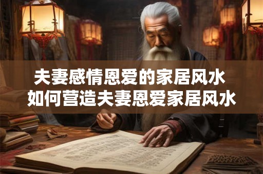 夫妻感情恩爱的家居风水 如何营造夫妻恩爱家居风水 夫妻感情恩爱的家居风水 如何营造夫妻恩爱家居风水