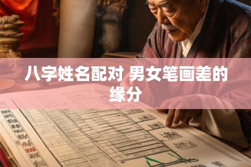 八字姓名配对 男女笔画差的缘分