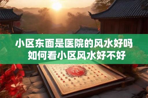 小区东面是医院的风水好吗  如何看小区风水好不好