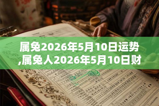 属兔2026年5月10日运势,属兔人2026年5月10日财运,生肖兔2026年5月10日运势 属兔2026年5月10日运势,属兔人2026年5月10日财运,生肖兔2026年5月10日运势