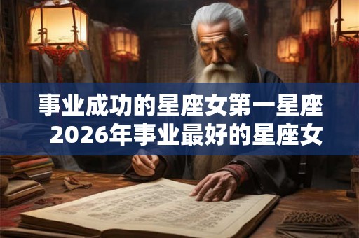 事业成功的星座女第一星座  2026年事业最好的星座女