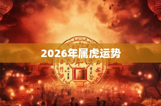2026年属虎运势