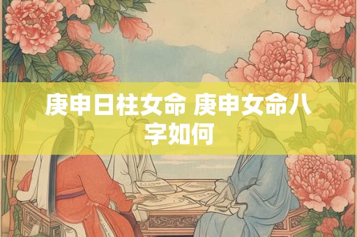 庚申日柱女命 庚申女命八字如何 庚申日柱女命 庚申女命八字如何