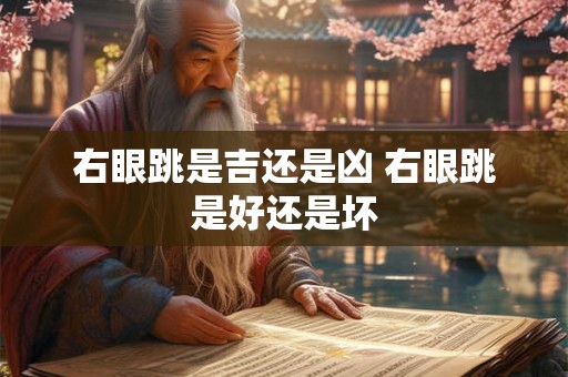 右眼跳是吉还是凶 右眼跳是好还是坏 右眼跳是吉还是凶 右眼跳是好还是坏