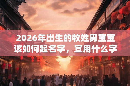 2026年出生的牧姓男宝宝该如何起名字，宜用什么字。