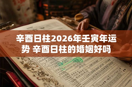辛酉日柱2026年壬寅年运势 辛酉日柱的婚姻好吗