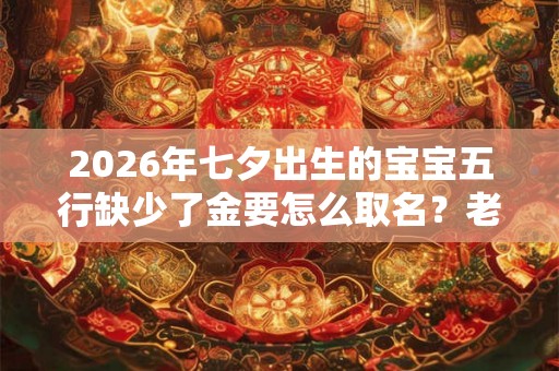2026年七夕出生的宝宝五行缺少了金要怎么取名?老黄历卦象如何? 2026年七夕出生的宝宝五行缺少了金要怎么取名?老黄历卦象如何?