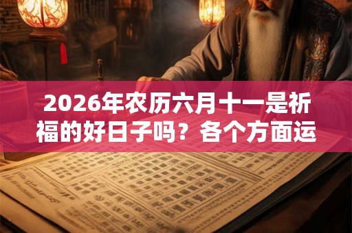 2026年农历六月十一是祈福的好日子吗?各个方面运势? 2026年农历六月十一是祈福的好日子吗?各个方面运势?