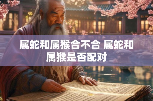 属蛇和属猴合不合 属蛇和属猴是否配对