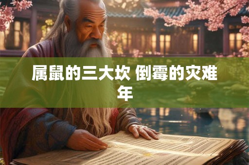 属鼠的三大坎 倒霉的灾难年