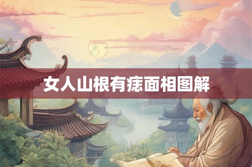 女人山根有痣面相图解