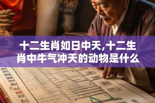 十二生肖如日中天,十二生肖中牛气冲天的动物是什么 十二生肖如日中天,十二生肖中牛气冲天的动物是什么