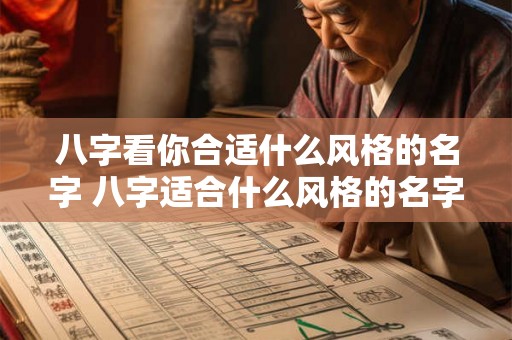 八字看你合适什么风格的名字 八字适合什么风格的名字