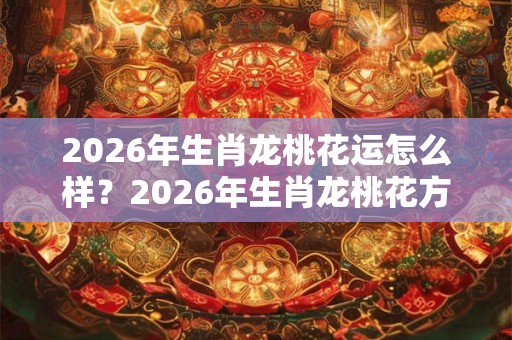 2026年生肖龙桃花运怎么样？2026年生肖龙桃花方位