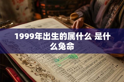 1999年出生的属什么 是什么兔命