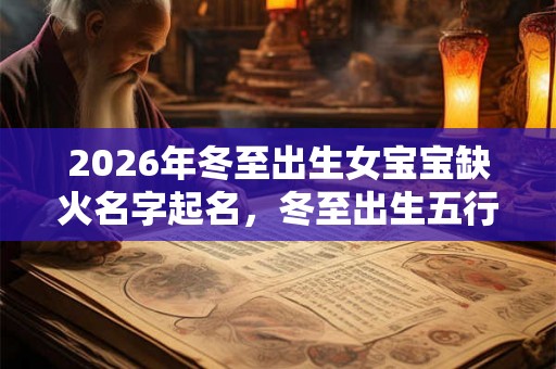 2026年冬至出生女宝宝缺火名字起名，冬至出生五行属性解析