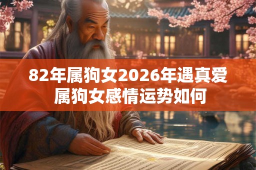 82年属狗女2026年遇真爱 属狗女感情运势如何 82年属狗女2026年遇真爱 属狗女感情运势如何